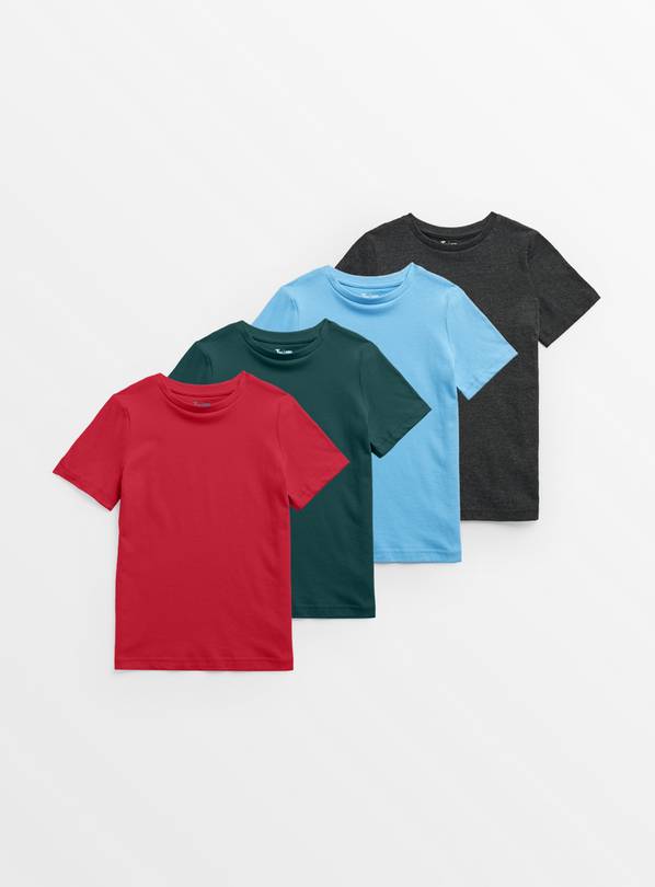 Bright Short Sleeve T-Shirt 4 Pack 6 years